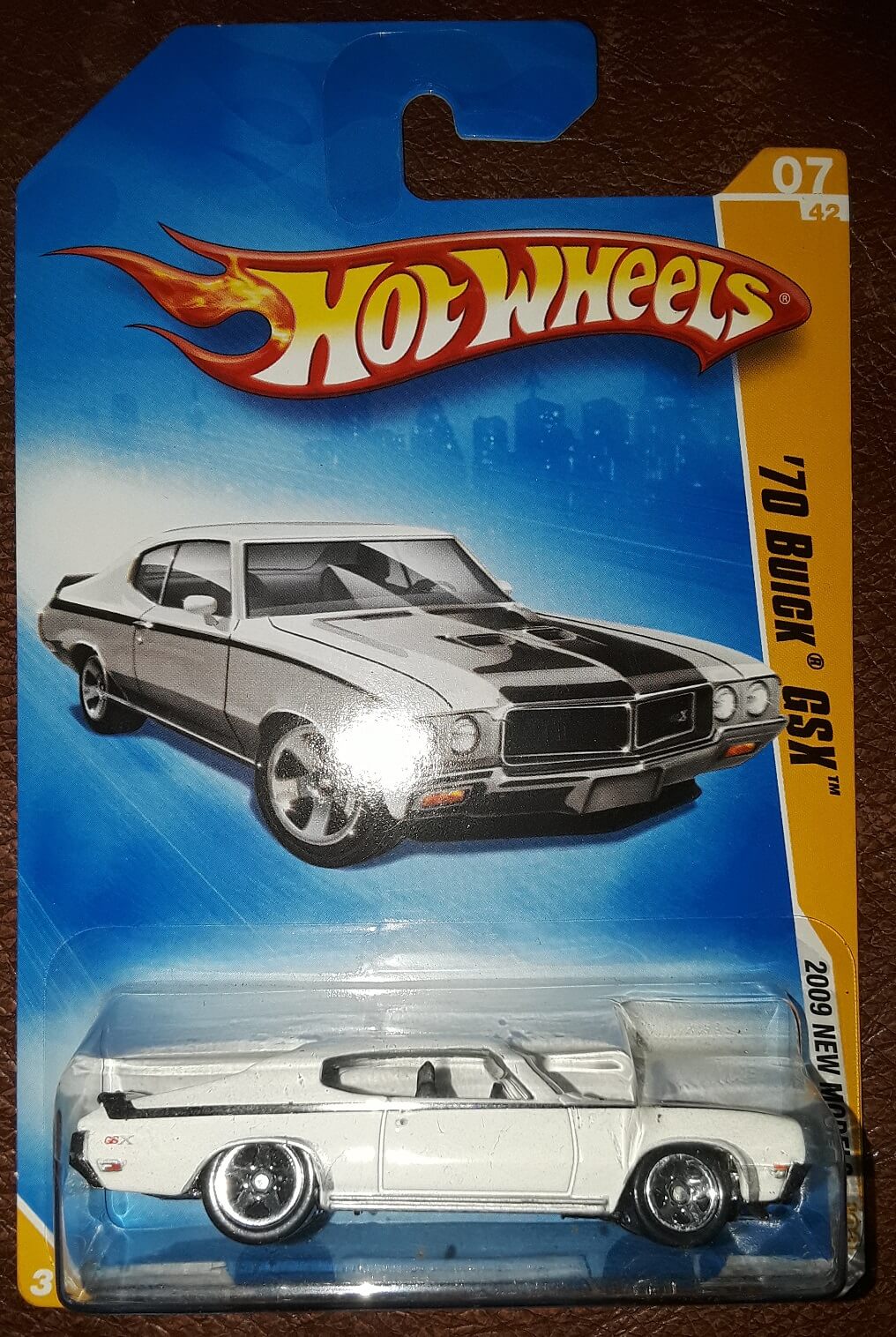 2009 Hot Wheels New Models '70 Buick GSX #7 White